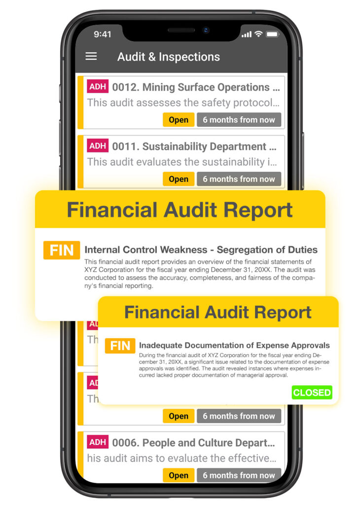 Audit and Findings Mobile App CGR