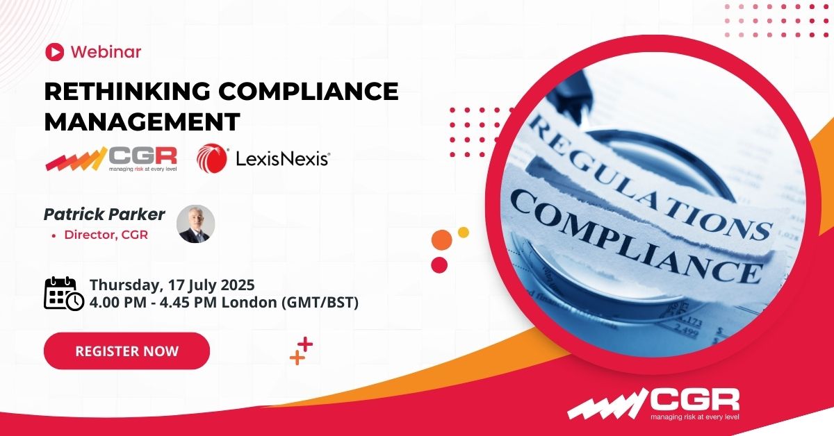 Rethinking Compliance Management with CGR + LexisNexis
